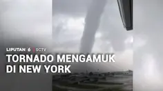 Waterspout Berubah Jadi Tornado di New York