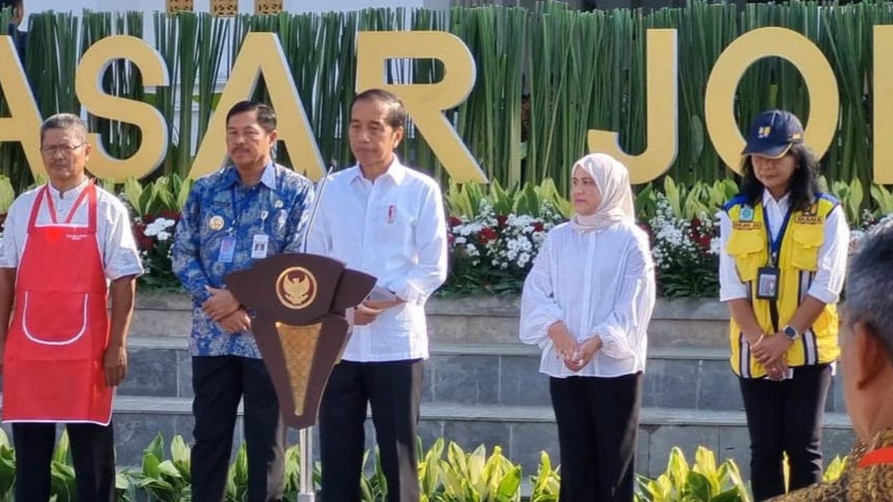 Jokowi Kaget Lihat Pasar Jongke Dibangun Gibran Senilai Rp124 Miliar: Mall Saja Kalah