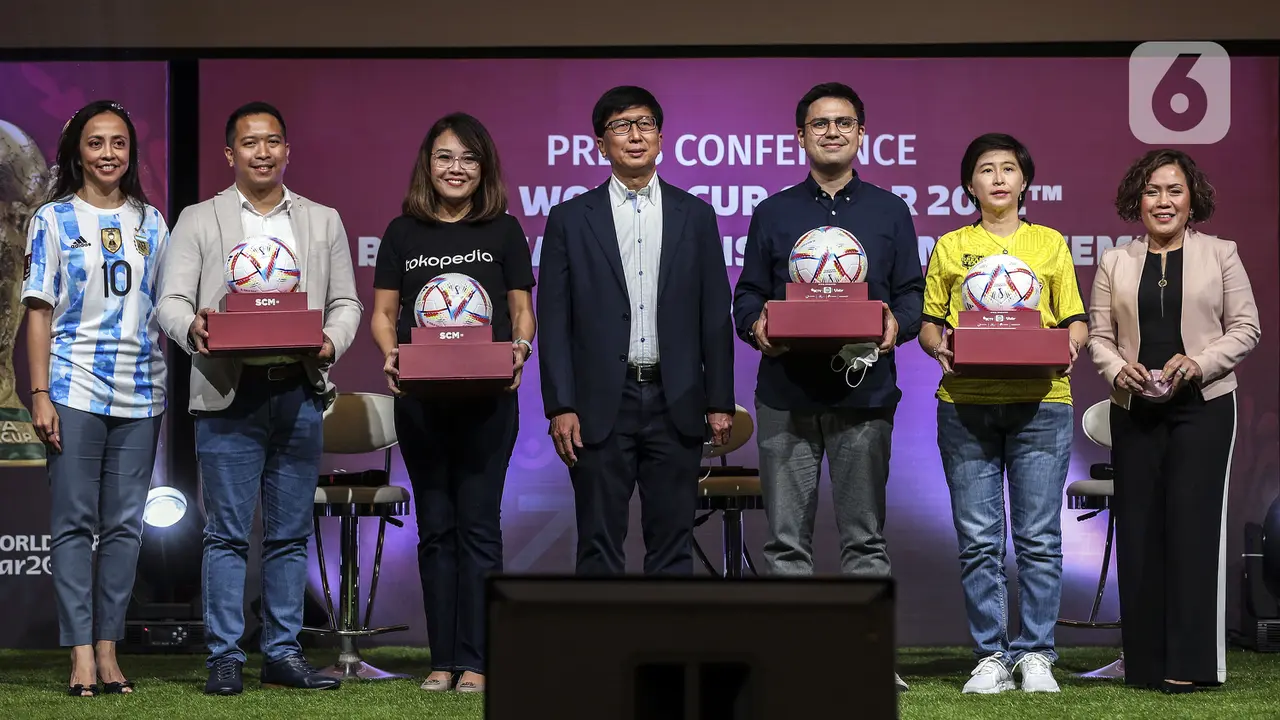 FOTO: SCM Umumkan Deretan Sponsor Siaran Piala Dunia 2022 di Indonesia