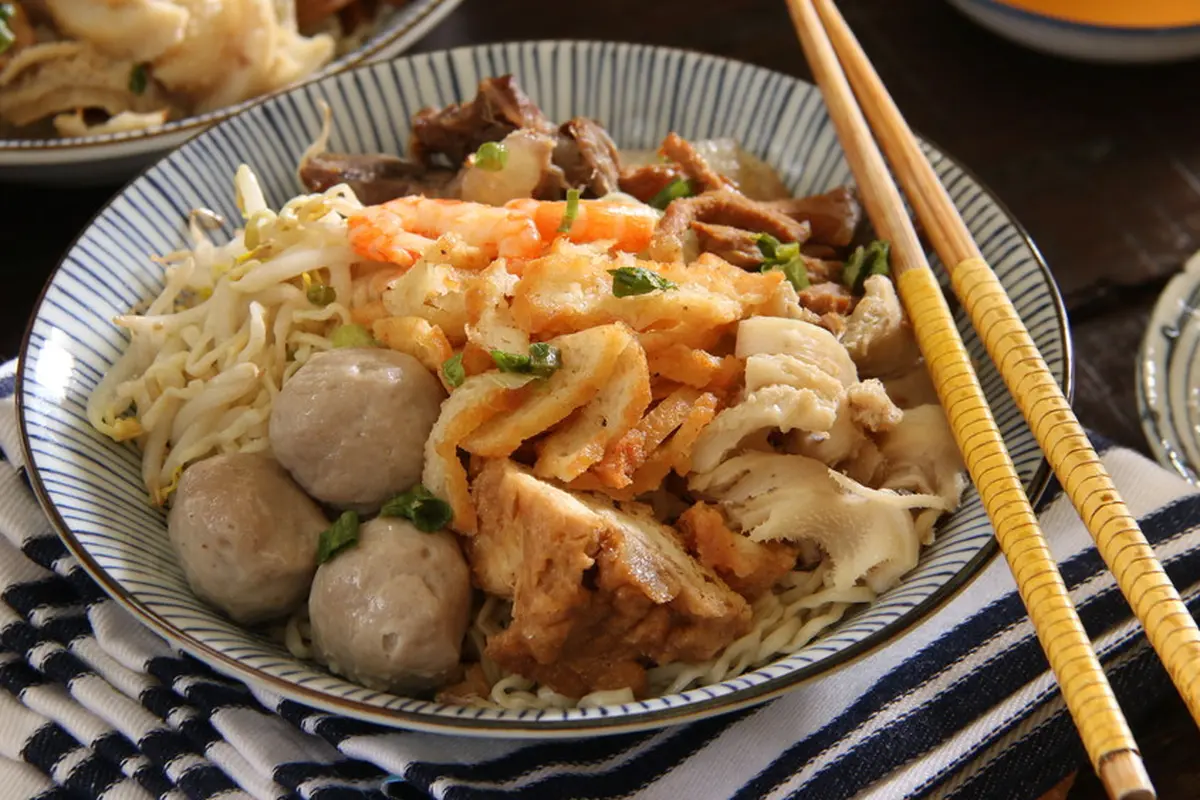 mie kepiting pontianak