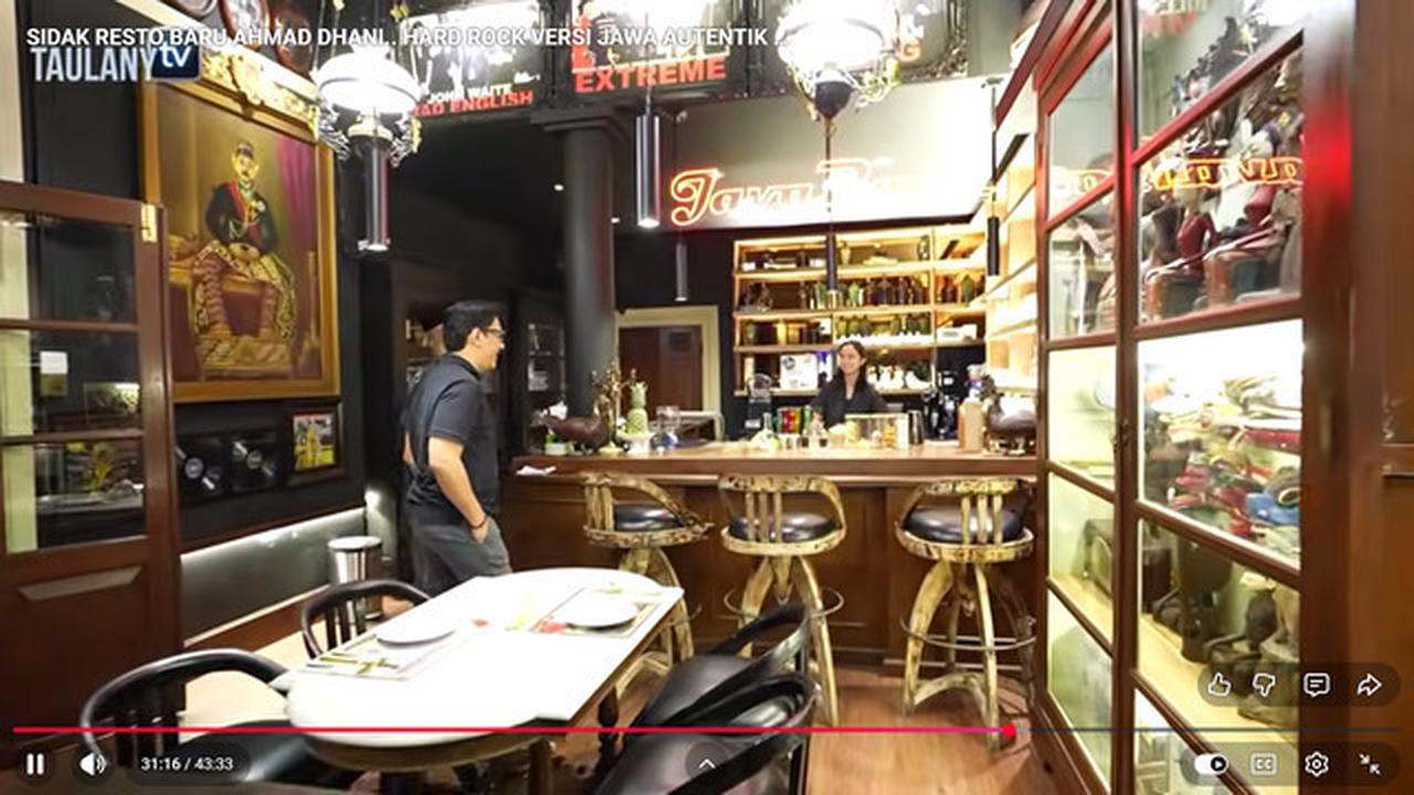 12 Potret Restoran Baru Ahmad Dhani, Artistik dengan Konsep 'Resto Culture'