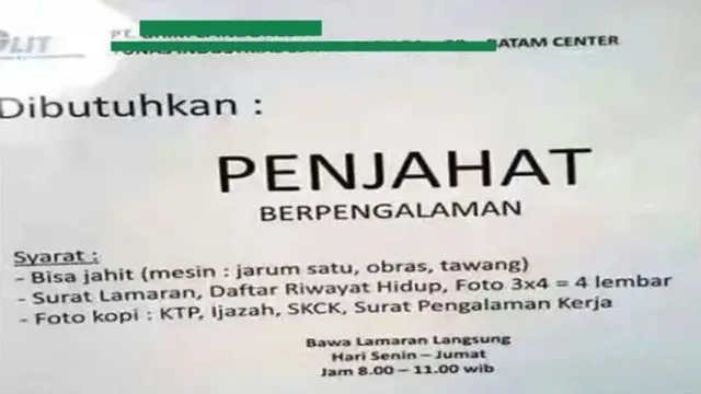 6 Lowongan Pekerjaan Uji Nyali Ini Nyeleneh, Mikir Dua Kali Sebelum Melamar
