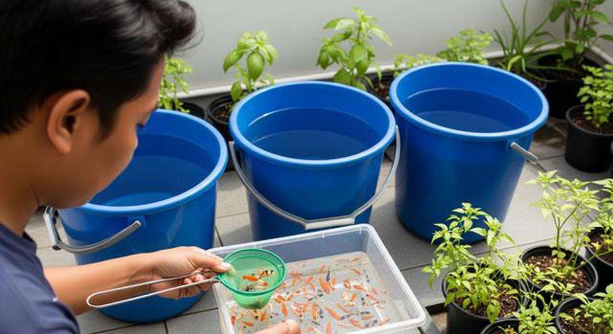 7 Cara Mudah Bikin Aquaponik di Rumah Pakai Ember untuk Pemula
