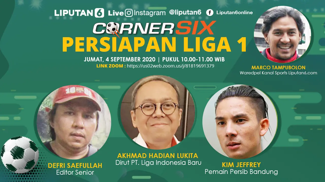 Banner CornerSix, Persiapan Liga 1 di Liputan6.com