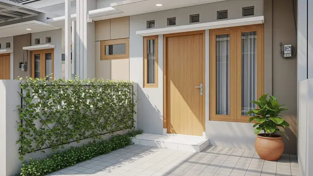 Desain Rumah Petak Tipe 21 tapi Tetap Terasa Lega dan Privat