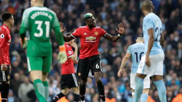 Gelandang Manchester United, Paul Pogba.