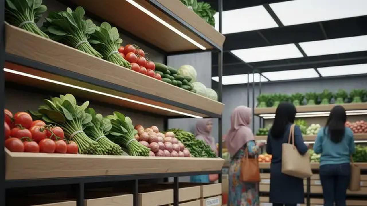 9 Desain Warung Sayur Modern Minimalis, Penataan Rapi dan Menarik