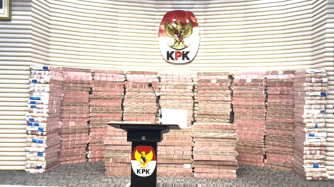 Penampakan Tumpukan Duit Rp 300 Miliar di Gedung KPK