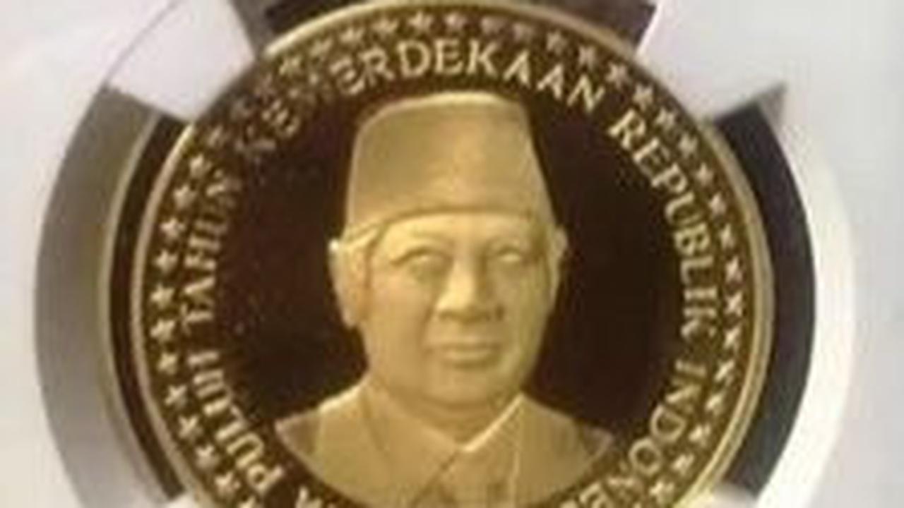 3. Uang Koin Emas Gambar Presiden Soeharto