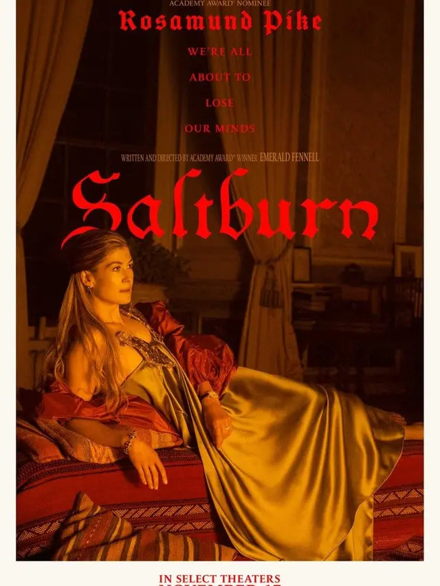 Rosamund Pike dalam film Saltburn. (Foto: Dok.Metro-Goldwyn-Mayer/ MRC/ IMDb)
