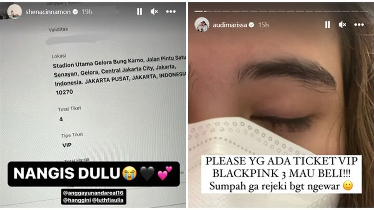 Cerita 6 Artis Berburu Tiket Konser Blackpink, Deg-degan hingga Nangis
