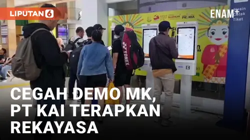 VIDEO: PT KAI Berlakukan Pemberhentian Luar Biasa di Jatinegara