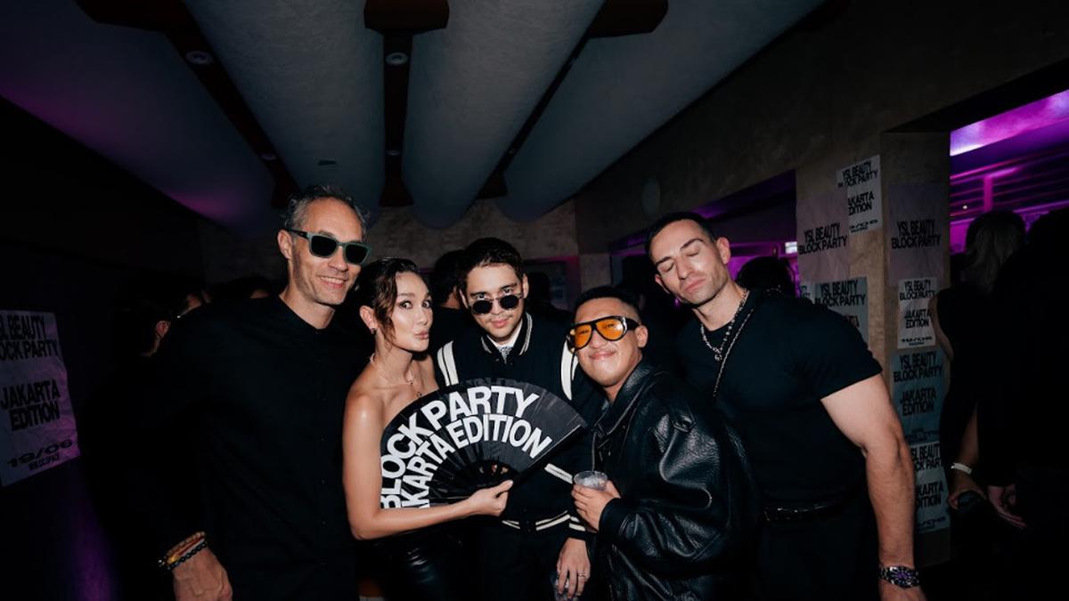 Deretan Gaya Selebritas di YSL Beauty Block Party Jakarta Edition