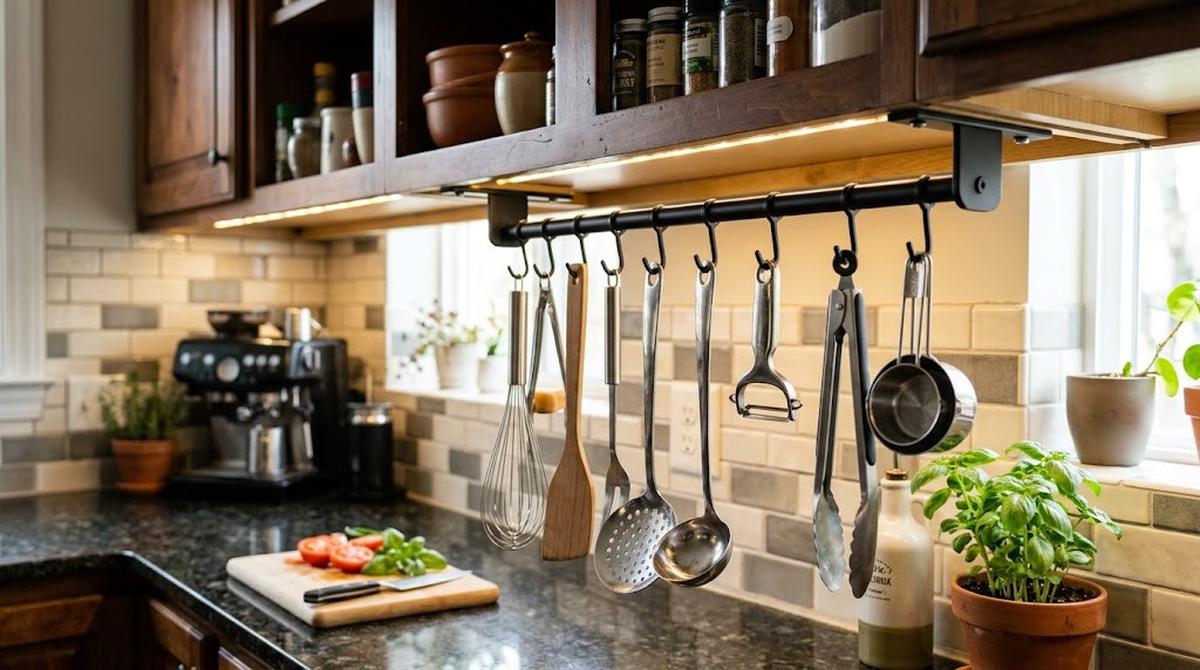 Ide Rak Tambahan untuk Dapur Tanpa Renovasi