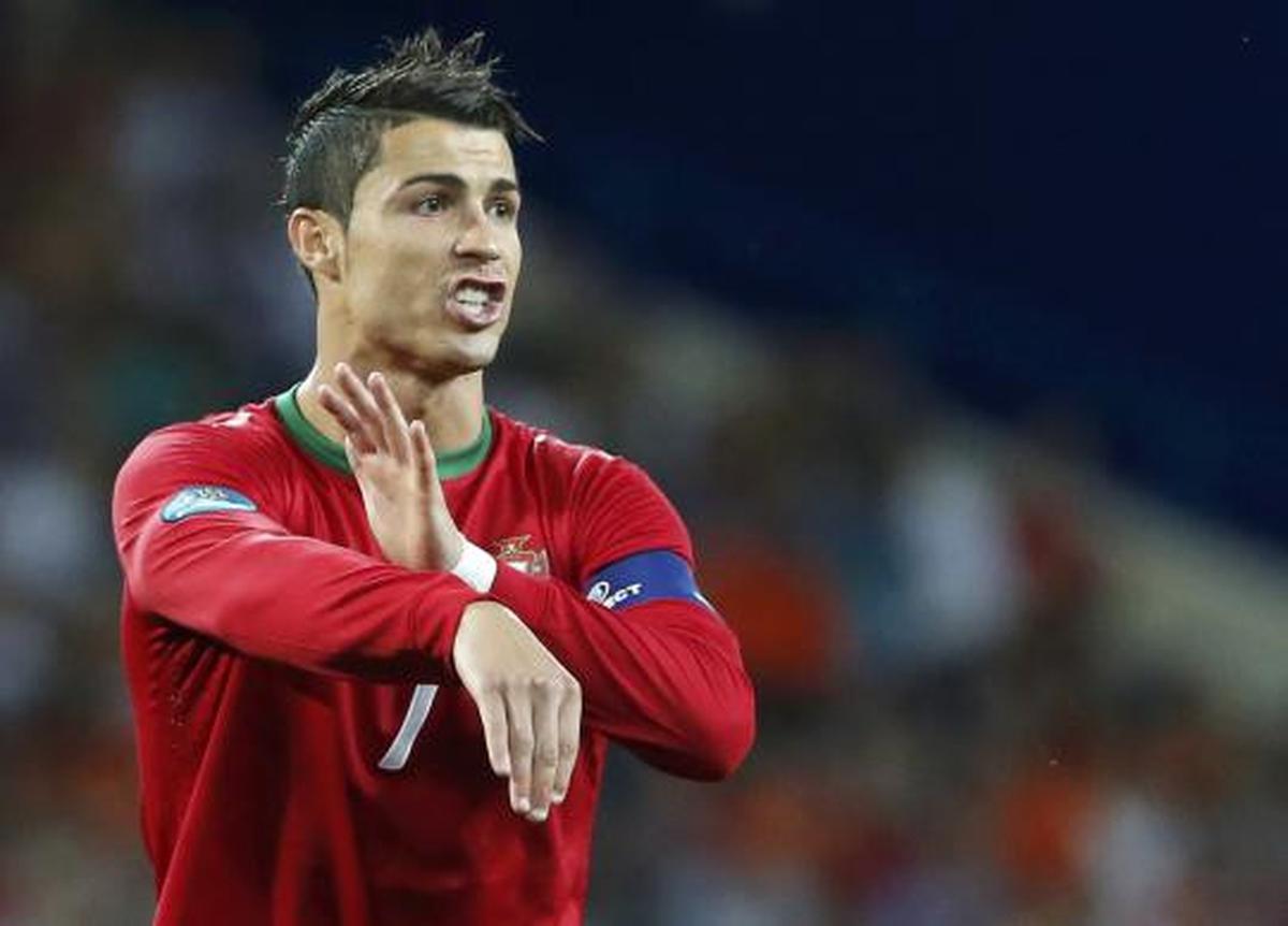Ekspresi CR7 di lapangan hijau
