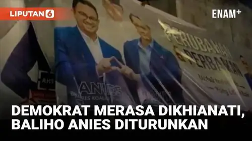 VIDEO: Nasdem Pilih Cak Imin, Demokrat Langsung Turunkan Baliho Anies