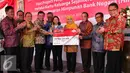 Sejumlah menteri dan pejabat negara menghadiri peresmian pilot project penyaluran bantuan sosial melalui Kartu Keluarga Sejahtera (KKS), Jakarta, Kamis (18/08). (Liputan6.com/Angga Yuniar)