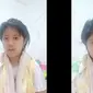 Tutorial pakai kerudung dengan karet (Sumber: Twitter/CHmjx)