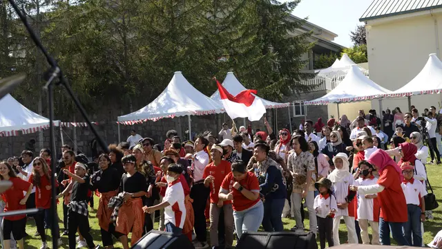 Perayaan HUT ke-77 RI para WNI di Turki. (Dok KBRI Ankara)