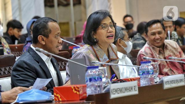 Menteri Keuangan dan Kepala BKPM Rapat Kerja Bahas RUU PPSK