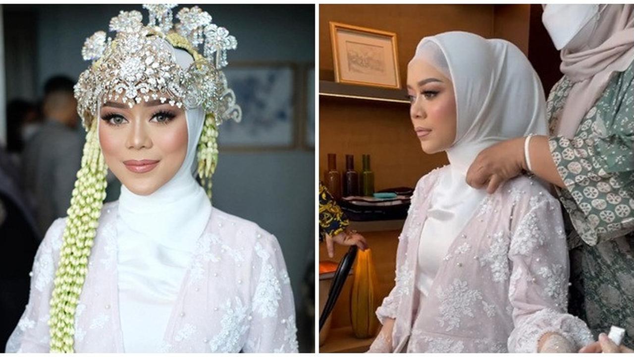8 Detail Penampilan Lesty Kejora dalam Akad Nikah, Bikin Pangling