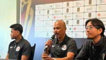 Pelatih Port FC, Sarawut Treephan, pada sesi jumpa pers jelang laga melawan PSMS Medan di Piala Presiden 2026 (Dok. Piala Presiden 2026)
