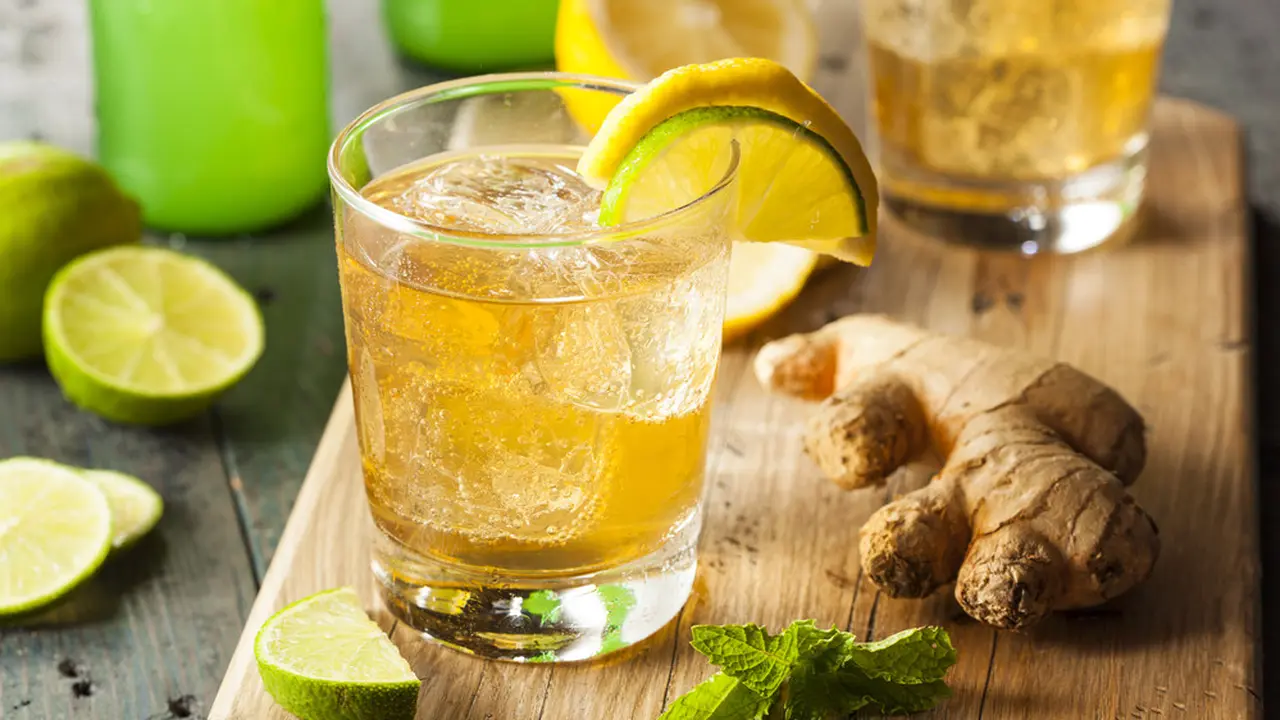 ilustrasi ginger ale