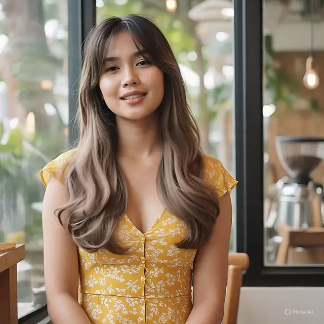 Model Rambut Layer Panjang yang Bikin Tirus