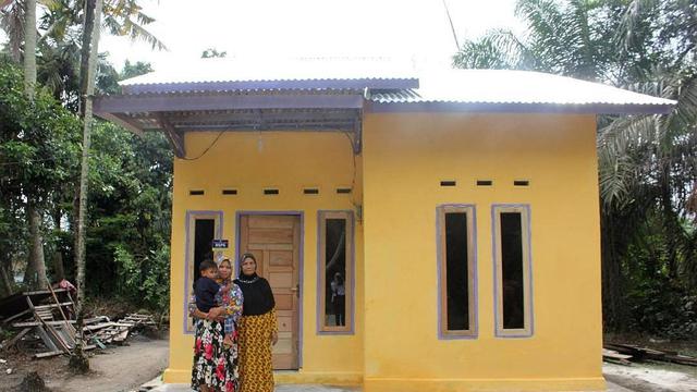 Sebanyak 750 rumah tidak layak huni di Kabupaten Kampar, Riau akan diperbaiki melalui Program Bantuan Stimulan Perumahan Swadaya (BSPS) atau bedah rumah. (Foto: Kementerian PUPR)