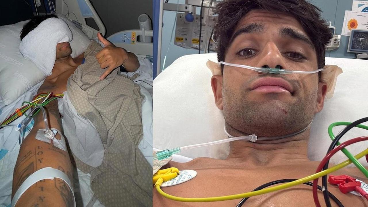 Jorge Martin dirawat di Rumah Sakit Umum Hamad, Doha, usai kecelakaan di MotoGP Qatar 2025. (c) Instagram/89JorgeMartin