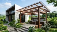 8 Model Atap Dapur Sambung Rumah Minimalis yang Estetik dan Fungsional
