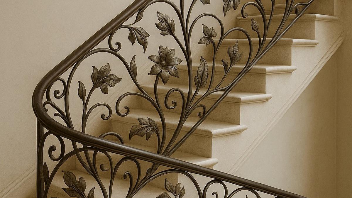 5 Model Railing Tangga Besi Hollow yang Populer dan Modern