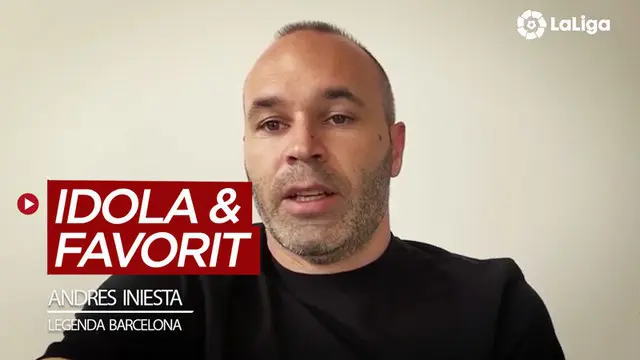 VIDEO: Dua Pemain Idola dan 5 Gelandang Favorit Legenda Barcelona, Andres Iniesta di La Liga