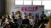 Konfrensi pers film 3 Dara 2. (Zulfa Ayu Sundari/Liputan6.com)