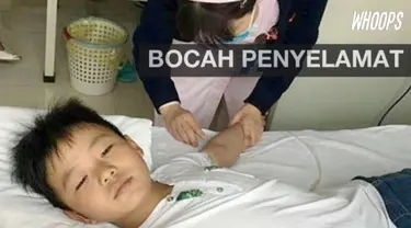 Melihat ayahnya tergolek lemah tak berdaya akibat leukimia, seorang anak rela mendonorkan sumsum tulang belakangnya