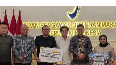 Bantu Pemulihan Korban Bencana NTT, Sido Muncul Salurkan Rp400 Juta melalui BPOM