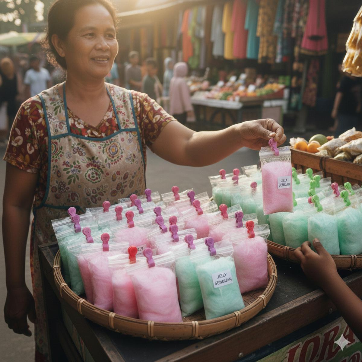Jajanan Rambut Nenek Seribuan