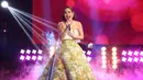 Piala yang tahun sebelumnya dipegang Raffi Ahmad itupun kini harus beralih pada artis cantik istri dari Ashraf Sinclair. (Bambang E.Ros/Bintang.com)