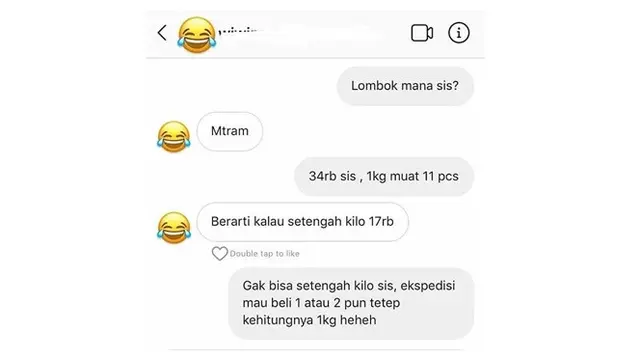 Obrolan Saat Nanya Ongkos Kirim Jualan Online Ini Bikin Pedagangnya Emosi