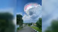 Penjelasan BMKG soal Munculnya Awan Pelangi di Langit Jonggol