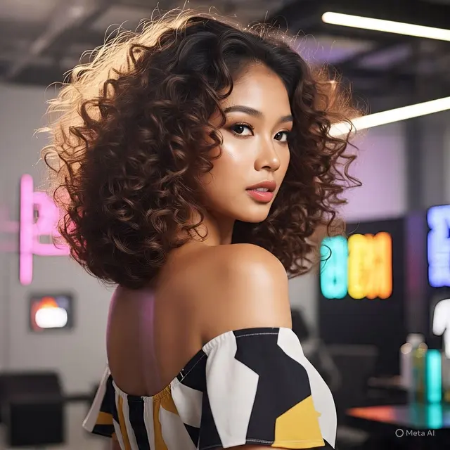 Curly Bob Korea