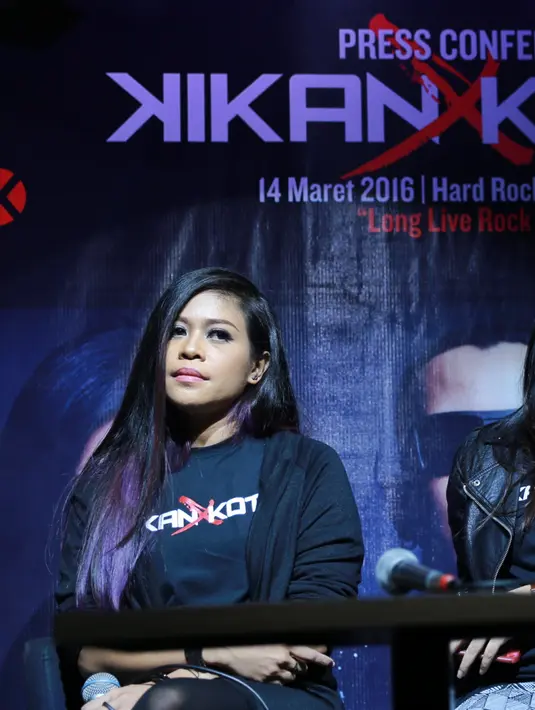 Kikan X Kotak merupakan proyek sementara saat sang vokalis, Tantri sedang rehat hamil. (Adrian Putra/Bintang.com)