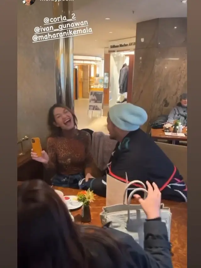 Ivan Gunawan bertemu bunda Corla di Jerman