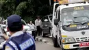 Penertiban parkir liar akan difokuskan Dinas Perhubungan DKI Jakarta di beberapa lokasi yang marak parkir liar yang tersebar di seluruh Jakarta, Jakarta Pusat, Rabu (7/1/2015). (Liputan6.com/Faizal Fanani)