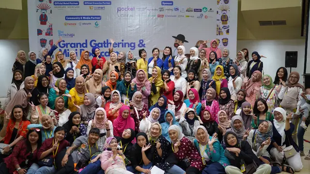 Peserta Grand Gathering dan Mini Bootcamp Komunitas Ibu Berwisata