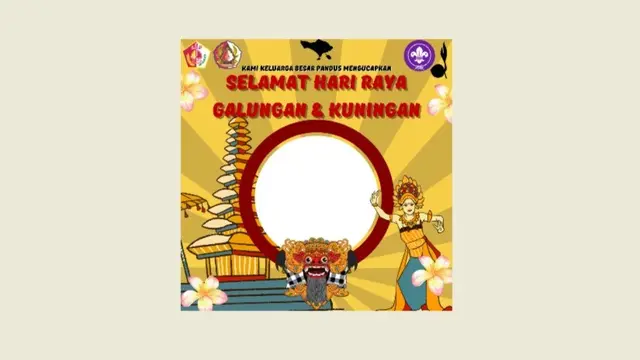 Twibbon Hari Raya Galungan 2022