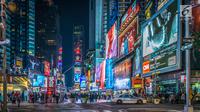 Suasana Time Square Kota New York (iStockphoto)