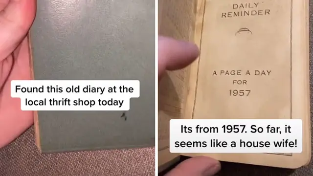 Buku diary di tahun 1957/dok. otherworlddesign