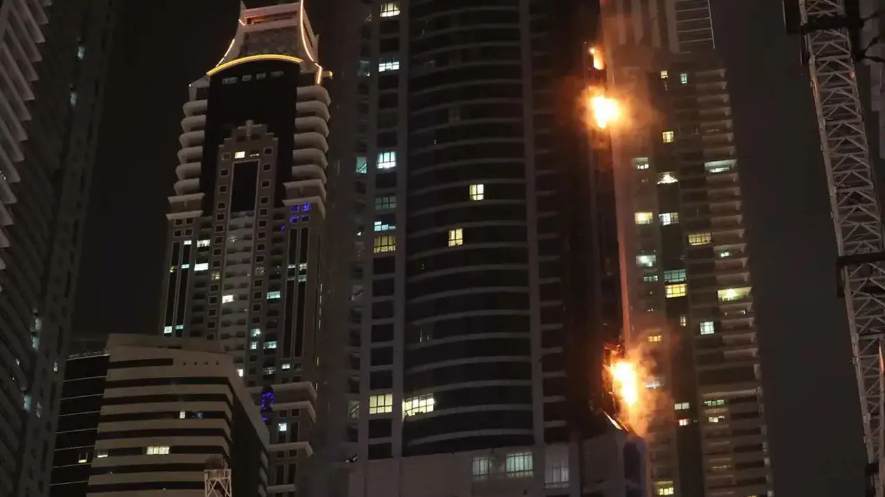 Kebakaran Menara Torch di Dubai