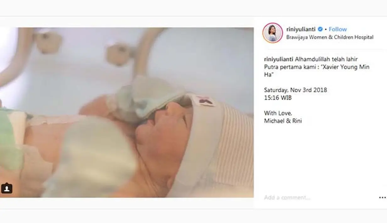 (Instagram/riniyulianti)